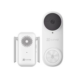 Timbre con Cámara Wi-Fi (Doorbell) de Batería Recargable  / Libre de Cables / Cámara 3 Megapíxel / Llamada a la App / Incluye Timbre Para Interior Con Timbres Seleccionables / Ranura para Memoria / Uso Exterior Con Protecci&amp