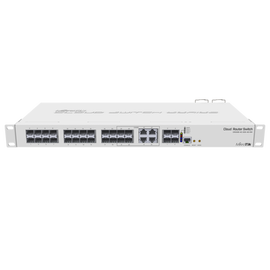 (CRS328-4C-20S-4S+RM) Cloud Router Switch Administrable L3, 4 puertos combo TP/SFP, 20 Puertos SFP, 4 Puertos SFP+