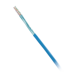 Bobina de Cable Blindado F/UTP de 4 Pares, Cat6, Soporte de Aplicaciones 10GBase-T, LSZH (Libre de Gases Tóxicos), Color Azul, 305m