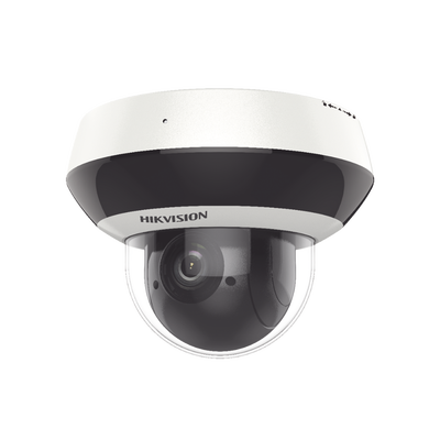 Mini PTZ IP 2 Megapixel / 4X Zoom / H.265+ / 20 mts IR EXIR / WDR / PoE / IK10 / Exterior IP66 / Ultra Baja Iluminación / Micrófono Integrado / PoE