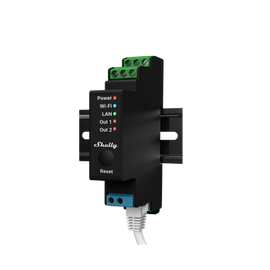 Relevador inalámbrico inteligente WIFI y Ethernet / Industrial y residencial / Hasta 16A / 2 canales