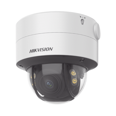Domo IP 4 Megapixel / Imagen a Color 24/7 / Lente 3.6 - 9 mm / Luz Blanca 40 mts / Micrófono Integrado / WDR 130 dB / Exterior IP67 / Captura Facial / Videoanaliticos (Filtro de Falsas Alarmas)