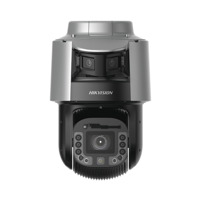 PTZ IP 2 Megapixel con Cámara Panoramica 4 Megapixel / 42X Zoom / 200 mts IR / IP67 / IK10  / WDR / Entrada-Salida de Audio y Alarma / Ultra Baja Iluminación