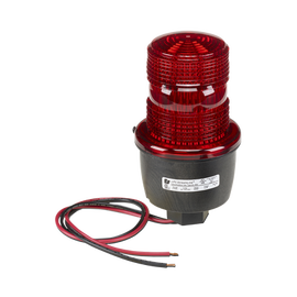 Luz de advertencia LED serie Streamline, 24 Vcd, montaje en tubo, rojo