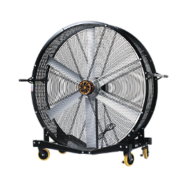 ventilador Industrial Móvil Ultra Silencioso de 1.5 m, Para Almacenes, Hangares, Líneas de Producción, Gimnasios