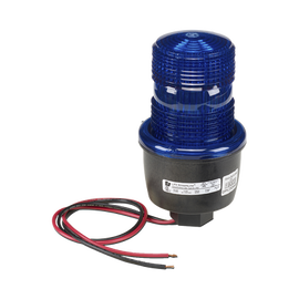 Luz de advertencia LED serie Streamline, 24 Vcd, montaje en tubo, azul