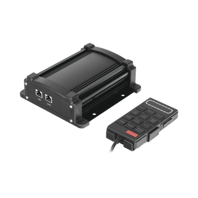 Sirena Vehicular de 100W de Potencia Con Controlador Unimando, Control de Tonos, Patrones de destello de Barras de Luces X67RB / X75RBS  y Micrófono