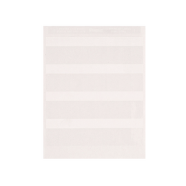 Hojas con 1000 Etiquetas para Impresora Láser/Inyección de Tinta, para Patch Panel, Face Plate o Cajas Superficiales, Para Identificación 4 Puertos, Color Blanco