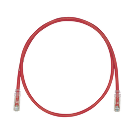 Cable de Parcheo TX6, UTP Cat6, 24 AWG, CM, Color Rojo, 15ft