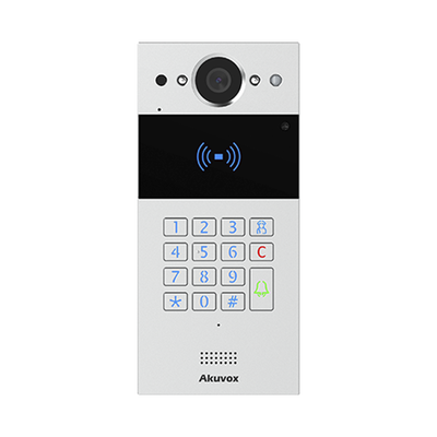 Videoportero SIP con Teclado y Lector de Tarjetas / Notificación a App / Notificación por Llamada Telefónica / Configuración en la Nube