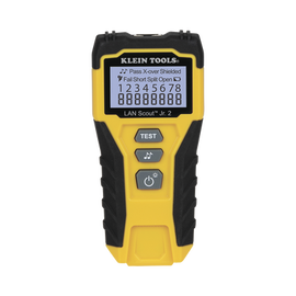 Tester  de Cable LAN Scout™ Jr. 2/ Para: Prueba aprobada/ Error de Cableado/ Falla de Circuito Abierto o Cortocircuito/ Par Dividido/ Blindaje.