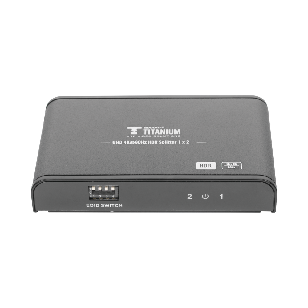 Divisor HDMI de una entrada a dos salidas HDMI 4K x 2K @60Hz & HDR / Compatible con HDMI2.0,HDCP2.0 / Soporta 10 metros en la entrada y 10 metros en la salida
