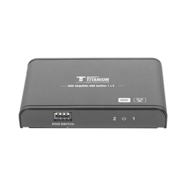 Divisor HDMI de una entrada a dos salidas HDMI 4K x 2K @60Hz & HDR / Compatible con HDMI2.0,HDCP2.0 / Soporta 10 metros en la entrada y 10 metros en la salida