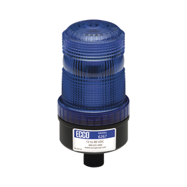 Mini baliza de LED color azul montaje permanente SAE Clase III