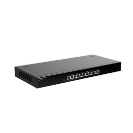 Router administrable cloud 10 puertos gigabit, soporta  4 WAN configurable, hasta 200 clientes con desempeño de 1Gbps asimétricos