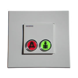 Modulo de 2 Botones iluminados con Lector RFID 125 KHz / Alarma y Cancelar / BUS RS485 / Compatible con NX0019/B, NX1021 Y NX0015