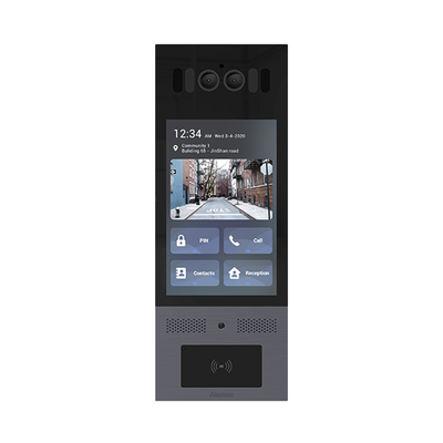 Frente de calle multi-apartamento / WiFi / PoE / Notificación a APP Móvil / notificación vía llamada telefónica