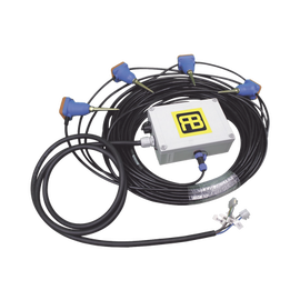 SEISMO/Sistema de Seguridad Perimetral/ Instalación SUBTERRANEA/ 4 Detectores y hasta 40 metros de protección/ Salida de contacto seco / Caja IP67 / Incluye Software de Calibración / Integrable a un sistema de alarma