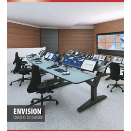 Mueble de Monitoreo ENVISION para 3 Operadores