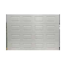 Puerta de Garage de alta calidad, Color blanco 20X8 pies,  AISLADA, Estilo Americana , CUADRO CORTO.