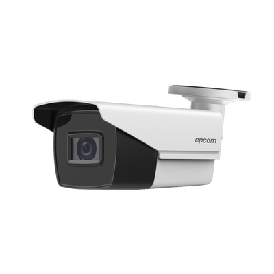 Bala TURBOHD 2 Megapixel (1080p) / Lente Mot. 2.7 mm a 13.5 mm / 70 mts IR EXIR / Exterior IP67 / Ultra Baja Iluminación / METAL / 24 VCA / 12 VCD