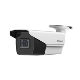 Bala TURBOHD 2 Megapixel (1080p) / Lente Mot. 2.7 mm a 13.5 mm / 70 mts IR EXIR / Exterior IP67 / Ultra Baja Iluminación / METAL / 24 VCA / 12 VCD