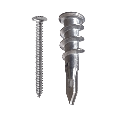 Taquete Métalico TPD Zinc con tornillo 8 x 1 1/4