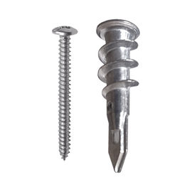 Taquete Métalico TPD Zinc con tornillo 8 x 1 1/4