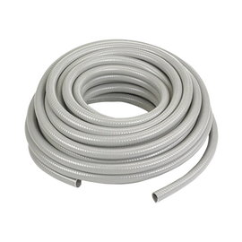 Manguera hermética flexible tipo PolyTuff no metálica, gris de 1/2