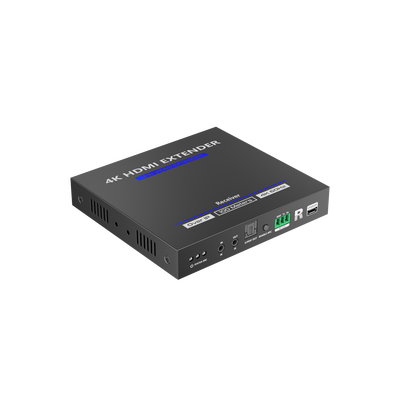 Receptor Compatible para Kits TT592 / Resolución 4K@60Hz / Cat 5e/6 / Distancia de 100 m / IPCOLOR / Control IR /  Cero Latencia / Compatible con Switch Gigabit.
