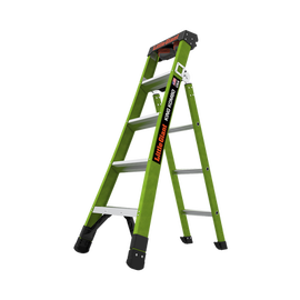 Escalera de Tijera 3 en 1 de 1.5 Metros, Fibra de Vidrio (SKU13906-001). Hecha en E.U.A. (Versión 2.0)