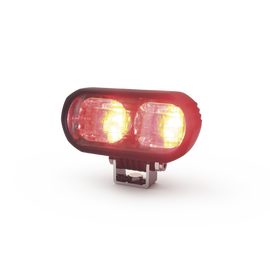 Luz LED de línea roja para limitación de zonas de trabajo en montacargas y vehículos