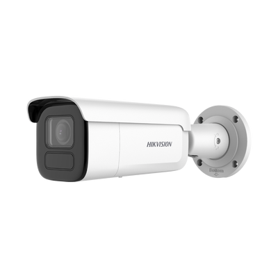 Bala IP 4 Megapixel / Lente 4 mm / 80 mts IR EXIR / Anticorrocion / IP67 / WDR 120 dB / PoE / Videoanaliticos (Filtro de Falsas Alarmas) / Ultra Baja Iluminación