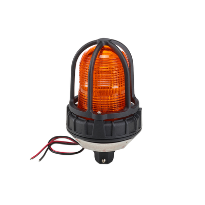 Luz de advertencia LED para ubicaciónes peligrosas, montaje tipo tubo, 24Vcd, ambar