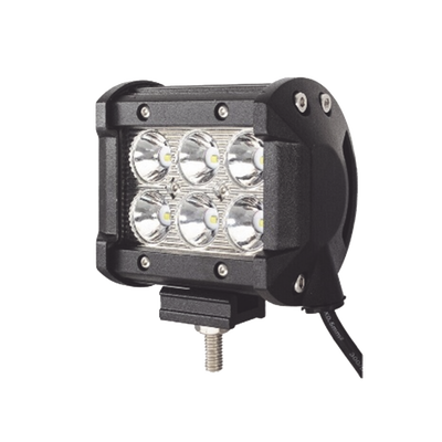 Luz de Trabajo de 6 LED, 1500 Lúmenes, 9 Watts, 10-30 Vcc, IP67, 4 pulgadas
