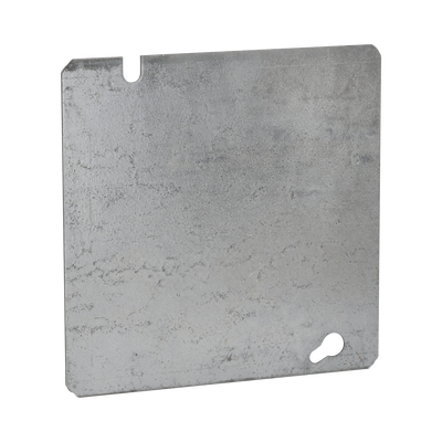 Tapa Cuadrada Ciega de  Acero Galvanizado de 4 11/16