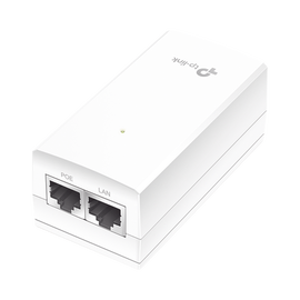 Inyector PoE Pasivo de 24V / 2 puerto 10/100/1000 Mbps / Plug and Play / Montaje en Pared