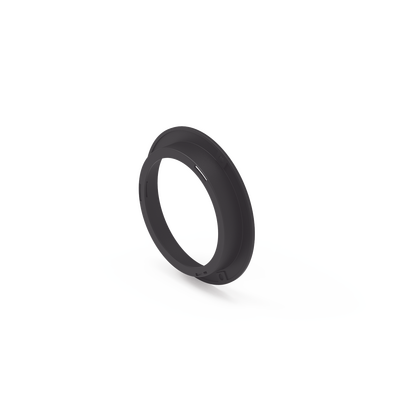 Brida de policarbonato, Color Negro, Accesorio para plafón Serie ED3040