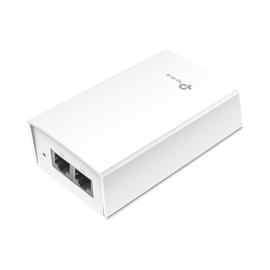 Inyector PoE Pasivo de 48V (24 Watts) / 2 puerto 10/100/1000 Mbps / Plug and Play / Montaje en Pared