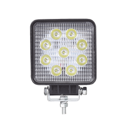 Luz de trabajo de 9 LED , 2300 Lúmenes, 27 Watts, 10-30 Vcc, IP67
