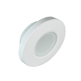 Luz led marina serie Orbit, emite luz de color blanco de 160 lúmenes, para uso interior o exterior, fabricado bajo norma de protección IP67.