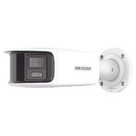 [ PROTECCIÓN ACTIVA ] Bala IP Panorámica 8 Megapixel / 180° / Lente 4 mm / Imagen a Color 24/7 / PoE / WDR 130° / IP67 / ACUSENSE / Protección Activa (Luz Estroboscópica y Alarma Audible) / 40 mts Luz Blanca