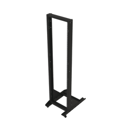 Rack Móvil de Acero de 2 Postes, 45 UR, Incluye 4 Ruedas Uso Rudo.