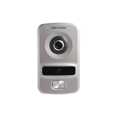 Videoportero IP con llamada a Smartphone (HikConnect) / No requiere monitor / Apertura de puerta desde App y por tarjeta de Proximidad