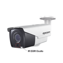 Bullet TURBO 1080p / CLIMAS EXTREMOS / Lente Mot. 2.8 a 12 mm / IR EXIR Inteligente 40 mts / Exterior IP66 / Híbrida / WDR Real 120 dB