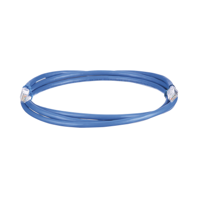 Cable de Parcheo UTP, Cat6A, 24 AWG, CM, Color Azul, 7ft