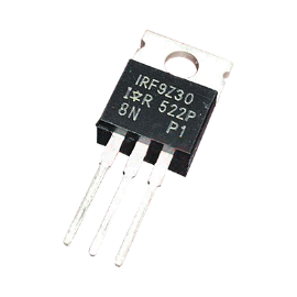 Transistor de Potencia MOSFET, Canal P, 50 Volt, 18 Amp., 0.14 Ohm, 74 Watt, TO-220AB, para Analizador III.