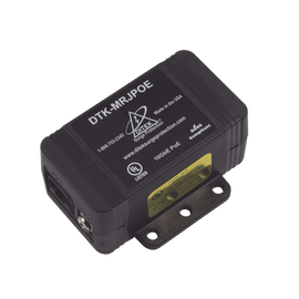 Protector Contra Sobretensiones PoE/HiPoE Hasta 10 GbE, Para Cámaras IP PoE, WAP, Control de Acceso, Iluminación PoE