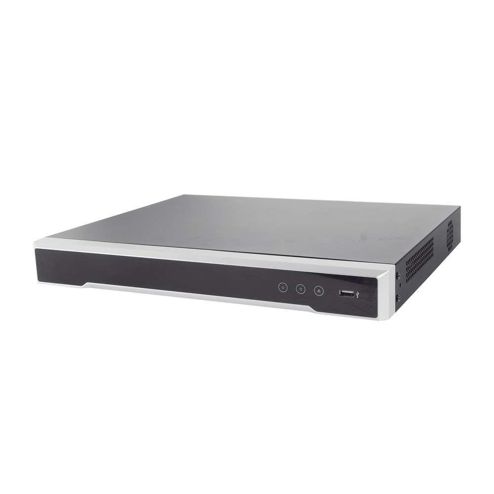 (ACUSENSE / Evita Falsas Alarmas) DVR 4K / 16 Canales TURBOHD + 16 Canales IP / 2 Bahía de Disco Duro / Audio por Coaxitron / Salida de Vídeo en 4K / Entrada Salida de Alarma