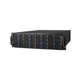 NVR Crystal de 3U de rack, Fuente Redundante, escalable hasta 256 canales. (no incluye licencias)